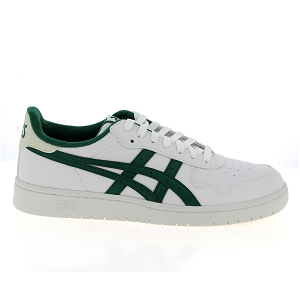 ASICS JAPAN S GS<br>Blanc vert Cuir synthétique