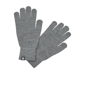  JACBARRY KNITTED GLOVES NOOS<br>Gris  