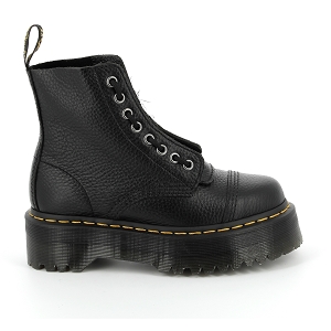 DR MARTENS SINCLAIR<br>Noir Cuir lisse