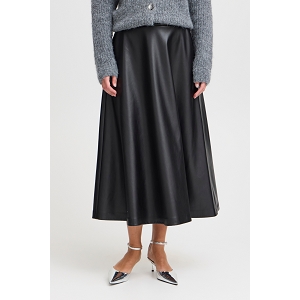 B YOUNG BYDASAMA FULL SKIRT<br>Noir