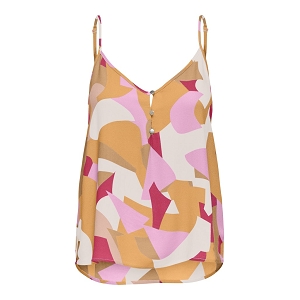 RAIN LIFE REG SK KNICKERS DNM NOOS CHERYL FR VNECK SINGLET CS PTM:Orange multi//Imprimé