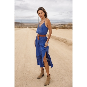 FREEMAN T. PORTER RUVEDA PLAIN COLOR Bleu
