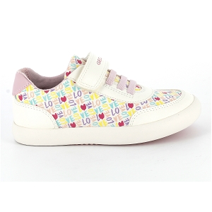 GEOX B GISLI GIRL<br>Blanc multi Toile Canvas