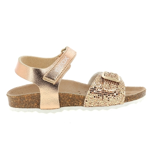 GEOX J ADRIEL GIRL<br>Cuivre multi Cuir synthétique