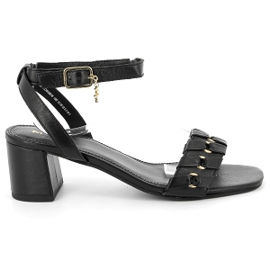 MEXX HEELED SANDAL LYNKE<br>Noir Tressé synthétique