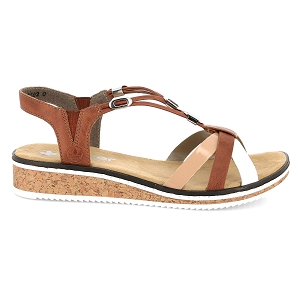 RIEKER V3657<br>Marron multi Cuir synthétique
