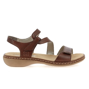 RIEKER 659C7<br>Marron Cuir lisse