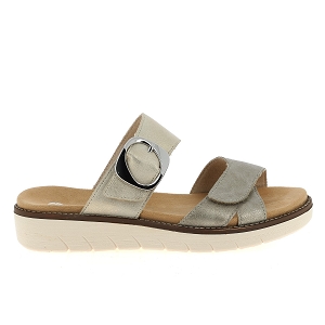 REMONTE D2048<br>Argent plomb Cuir lisse