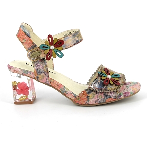 LAURA VITA LUCIEO 13<br>Rouge multi Cuir lisse