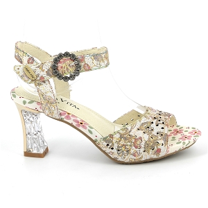 LAURA VITA NINO 01<br>Beige multi Cuir lisse