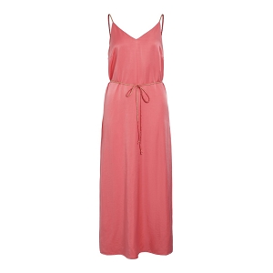 BALISIER VISANIA VNECK SL ANKLE DRESSDC:Corail//