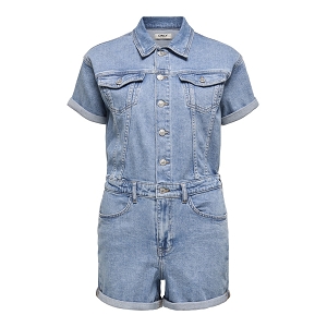 ONLY CASTEL SS DNM PLAYSUIT AZG<br>Jean blush