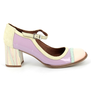 NEMONIC 1790<br>Violet rose Cuir lisse