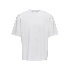 ONLY AND SONS ONSCASPIAN AIRFLEX AUT SS TEE<br>Blanc