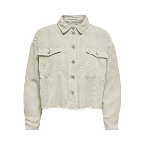  MARINAENY LIFE LS CORD JACKET PNT<br>Ecru Velours 