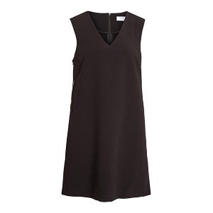 VILA VIDROEM SL VNECK TAILORED DRESS<br>Noir
