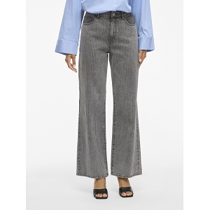 VILA VIFREYA ARIE HW WIDE JEANS 023<br>Gris