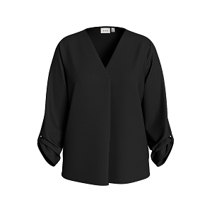 O40034 VIJOSA 34 VNECK TOP  NOOS:Noir//