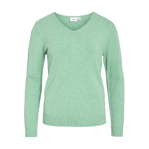  VIRIL VNECK LS KNIT TOP  NOOS<br>Vert  