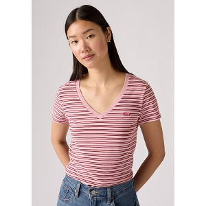 FAITH LS HEART TOP JRS 85341 01 23:Rose multi//Rayures