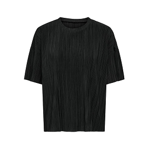 ONLY RAVENNA SS PLISSE TOP NOOS JRS<br>Noir