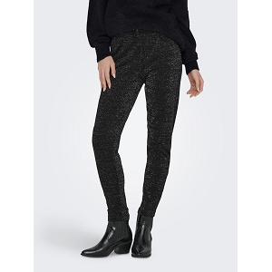 ONLY POPTRASHALYA LIFE GLIT PANT PNT<br>Noir