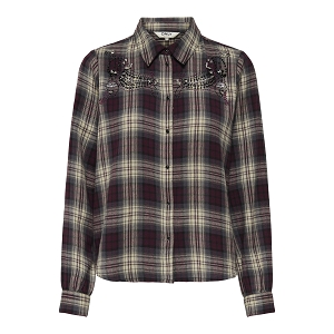 ONLY COOPER FR LS CHECK SHIRT WVN CS<br>Bordeaux multi