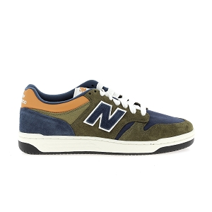 NEW BALANCE 480 Kaki marineCuir synthétiqueUni