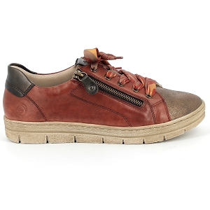 REMONTE D5825<br>Orange bronze Cuir lisse