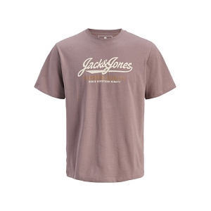JACK AND JONES JPRBLUHUDSON SS TEE CREW NECK FST FramboiseLogo