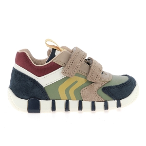 GEOX B IUPIDOO BOY<br>Vert multi Cuir synthétique