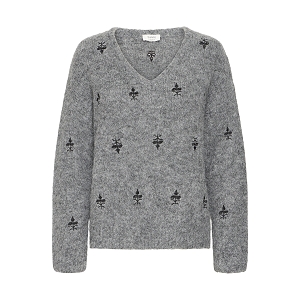  BYMILLERS EMB JUMPER<br>Gris  Imprimé