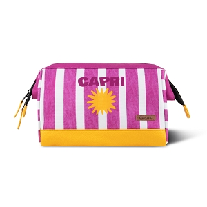 CABAÏA TRAVEL KIT<br>Fuchsia Toile Nylon