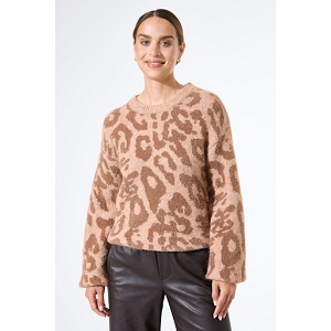  J50041<br>Marron beige  Imprimé