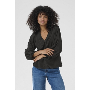 KAFFE DK COMPANY KAIDA BLOUSE<br>Noir