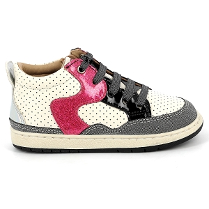 SHOOPOM FIFOU IN JOG<br>Beige rose Cuir lisse