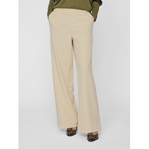 VILA VIVARONE HW WIDE PANT  NOOS<br>Beige clair