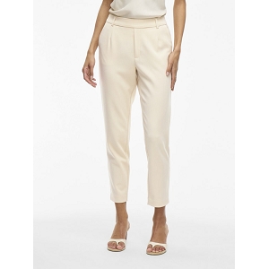 VILA VIVARONE HW SM PANT  NOOS<br>Beige clair