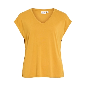 VILA VIMODALA VNECK SS TOP  NOOS<br>Naturel
