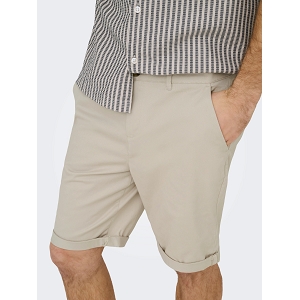 ONLY AND SONS ONSSAUL 0573 SHORTS NOOS<br>Beige