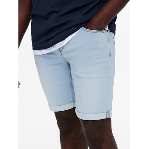ONLY AND SONS ONSPLY LB JOG 8587 PIM DNM SHORTS NOOS<br>Jean blush