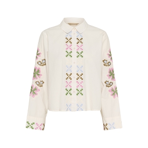 CULTURE CUBREEZY SHIRT<br>Blanc multi