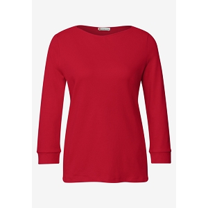 STREET ONE NEW BASIC UBOAT SHIRT<br>Rouge