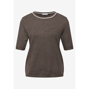  ROUNDNECK SWEATER<br>Marron  