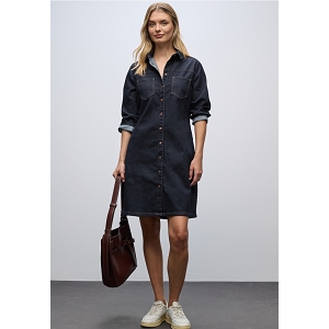 STREET ONE STYLE DRESS RINSED<br>Jean brut