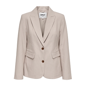 ONLY RAVEN LIFE LS FIT BLAZER CC TLR<br>Beige