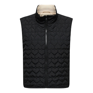 ONLY SALSA LIFE HEART VEST CS OTW<br>Noir
