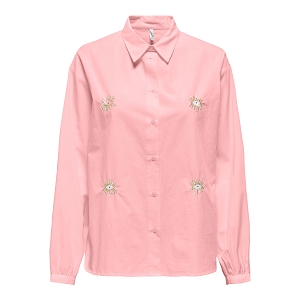 ONLY MUYA LS EYE SHIRT WVN CS<br>Rose