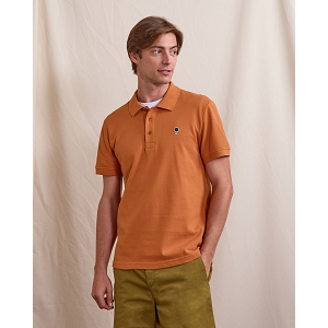 FAGUO LUMIGNY POLO KNIT<br>Ambre