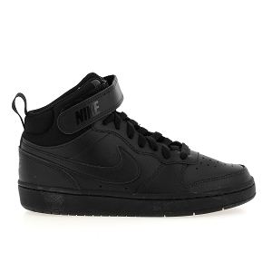 NIKE COURT BOROUGH MID 2<br>Noir Cuir synthétique